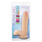 Телесный фаллоимитатор 7 inch Sensa Feel Dildo - 17,8 см. - Blush Novelties