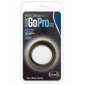 Черно-желтое силиконовое эрекционное кольцо Silicone Go Pro Cock Ring - Blush Novelties - в Арзамасе купить с доставкой