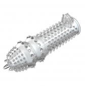 Закрытая прозрачная насадка Crystal sleeve - 14,2 см. - Erowoman-Eroman - в Арзамасе купить с доставкой
