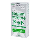 Презервативы Sagami Xtreme Type-E с точками - 10 шт. - Sagami - купить с доставкой в Арзамасе