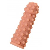 Телесная реалистичная насадка KOKOS Extreme Sleeve 02 с дополнительной стимуляцией - 12,7 см. - KOKOS - в Арзамасе купить с доставкой