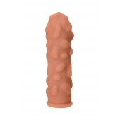 Телесная реалистичная насадка KOKOS Extreme Sleeve 11 с дополнительной стимуляцией - 12,7 см. - KOKOS - в Арзамасе купить с доставкой
