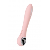 Розовый силиконовый вибратор с электростимуляцией GALVANI VIBE - 21 см. - ToyFa - купить с доставкой в Арзамасе