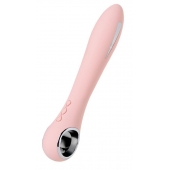 Розовый силиконовый вибратор с электростимуляцией GALVANI VIBE - 21 см. - ToyFa - купить с доставкой в Арзамасе