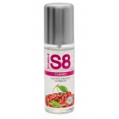 Смазка на водной основе S8 Flavored Lube со вкусом вишни - 125 мл. - Stimul8 - купить с доставкой в Арзамасе