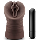 Коричневый мастурбатор-вагина Alexis - Blush Novelties - в Арзамасе купить с доставкой