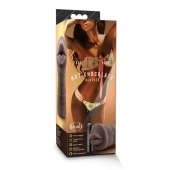 Коричневый мастурбатор-ротик Heather - Blush Novelties - в Арзамасе купить с доставкой