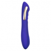 Фиолетовый вибратор с электростимуляцией Intimate E-Stimulator Petite Wand - 18,5 см. - California Exotic Novelties - купить с доставкой в Арзамасе