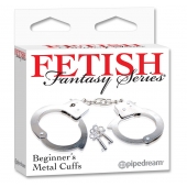 Металлические наручники Beginner s Metal Cuffs - Pipedream - купить с доставкой в Арзамасе