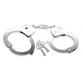 Металлические наручники Beginner s Metal Cuffs - Pipedream - купить с доставкой в Арзамасе