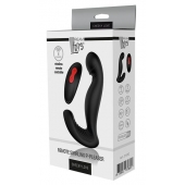 Черный вибромассажер простаты SWIRLING P-PLEASER - Dream Toys - в Арзамасе купить с доставкой