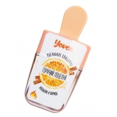 Бальзам для губ «Горячий поцелуй» с ароматом апельсина и корицы - 5,5 мл. - 