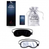 Набор из двух масок на глаза Soft Blindfold Twin Pack - Fifty Shades of Grey - купить с доставкой в Арзамасе