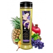 Массажное масло Libido Exotic Fruits с ароматом экзотических фруктов - 240 мл. - Shunga - купить с доставкой в Арзамасе