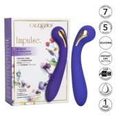 Фиолетовый вибромассажер с электростимуляцией Intimate Estim Petite G Wand - 19 см. - California Exotic Novelties - купить с доставкой в Арзамасе