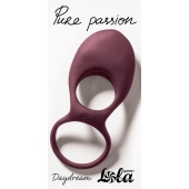 Бордовое эрекционное виброкольцо Daydream - Lola Games - в Арзамасе купить с доставкой
