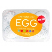 Набор из 6 мастурбаторов Tenga EGG Easy Beat с различным рельефом - Tenga - в Арзамасе купить с доставкой