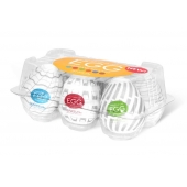 Набор из 6 мастурбаторов Tenga EGG Easy Beat с различным рельефом - Tenga - в Арзамасе купить с доставкой