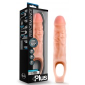 Телесный реалистичный фаллоудлинитель 9 Inch Silicone Cock Sheath Penis Extender - 22,86 см. - Blush Novelties - в Арзамасе купить с доставкой