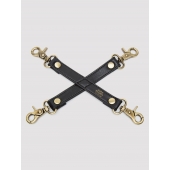 Черный фиксатор для манжет Bound to You Faux Leather Hogtie - Fifty Shades of Grey - купить с доставкой в Арзамасе