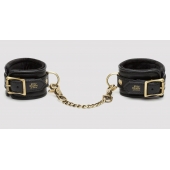 Черные наручники Bound to You Faux Leather Wrist Cuffs - Fifty Shades of Grey - купить с доставкой в Арзамасе