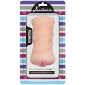 Телесный мастурбатор-вагина X-Basic Pocket Pussy без вибрации - Lovetoy - в Арзамасе купить с доставкой
