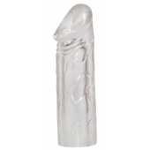 Удлиняющая насадка на пенис Mega Dick Sleeve Transparent - Orion - в Арзамасе купить с доставкой