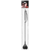 Черный стек с наконечником-сердечком - 54 см. - Notabu - купить с доставкой в Арзамасе