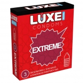 Текстурированные презервативы LUXE Royal Extreme - 3 шт. - Luxe - купить с доставкой в Арзамасе