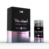 Жидкий интимный гель с эффектом вибрации Vibration! Bubble Gum - 15 мл. - INTT - купить с доставкой в Арзамасе