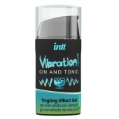 Жидкий интимный гель с эффектом вибрации Vibration! Gin   Tonic - 15 мл. - INTT - купить с доставкой в Арзамасе