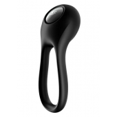 Черное эрекционное виброкольцо Majestic Duo - Satisfyer - в Арзамасе купить с доставкой