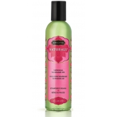 Массажное масло Naturals Strawberry Dreams с ароматом клубники - 236 мл. - Kama Sutra - купить с доставкой в Арзамасе