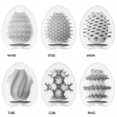 Набор из 6 мастурбаторов Tenga EGG IV с различным рельефом - Tenga - в Арзамасе купить с доставкой