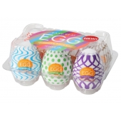 Набор из 6 мастурбаторов Tenga EGG IV с различным рельефом - Tenga - в Арзамасе купить с доставкой