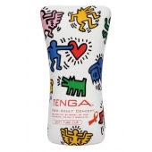 Мастурбатор-туба Keith Haring Soft Tube CUP - Tenga - в Арзамасе купить с доставкой