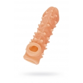 Телесная закрытая насадка с пупырышками Cock Sleeve Size M - 15,6 см. - KOKOS - в Арзамасе купить с доставкой