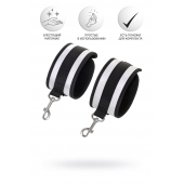 Серебристо-черные наручники Anonymo - ToyFa - купить с доставкой в Арзамасе Серебристо-черные наручники Anonymo - ToyFa - купить с доставкой в Арзамасе