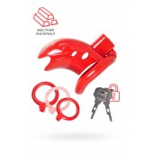 Красный мужской пояс верности из пластика - ToyFa - купить с доставкой в Арзамасе