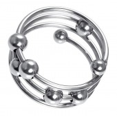 Большое металлическое кольцо под головку пениса - ToyFa - купить с доставкой в Арзамасе