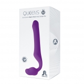 Лиловый безремневой страпон Queens M - Adrien Lastic - купить с доставкой в Арзамасе