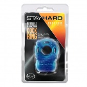 Голубое эрекционное виброкольцо Reusable 5 Function Cock Ring - Blush Novelties - в Арзамасе купить с доставкой