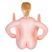 Надувная секс-кукла с реалистичной головой и поднятыми ножками - ToyFa - в Арзамасе купить с доставкой