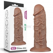 Коричневый фаллоимитатор Cubby dildo - 26,6 см. - Lovetoy в Арзамасе Коричневый фаллоимитатор Cubby dildo - 26,6 см. - Lovetoy