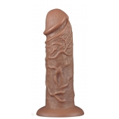 Коричневый фаллоимитатор Cubby dildo - 26,6 см. - Lovetoy в Арзамасе Коричневый фаллоимитатор Cubby dildo - 26,6 см. - Lovetoy