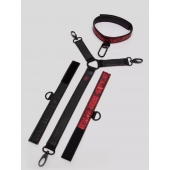 Ошейник с наручниками Reversible Faux Leather Collar and Wrist - Fifty Shades of Grey - купить с доставкой в Арзамасе