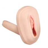 Мастурбатор-вагина с вибрацией и выносным пультом управления REALSTUFF SMOOTH   BALD - Dream Toys - в Арзамасе купить с доставкой