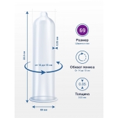 Презервативы MY.SIZE размер 69 - 3 шт. - My.Size - купить с доставкой в Арзамасе
