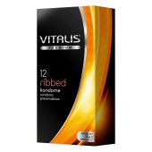 Ребристые презервативы VITALIS PREMIUM ribbed - 12 шт. - Vitalis - купить с доставкой в Арзамасе
