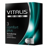 Контурные презервативы VITALIS PREMIUM comfort plus - 3 шт. - Vitalis - купить с доставкой в Арзамасе